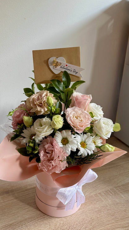 Valentines small hat box