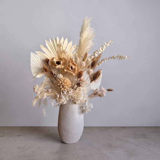 Large preserved flower arrangement